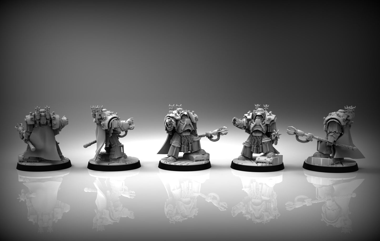 Unpainted Psychic Heavy Trooper image 1