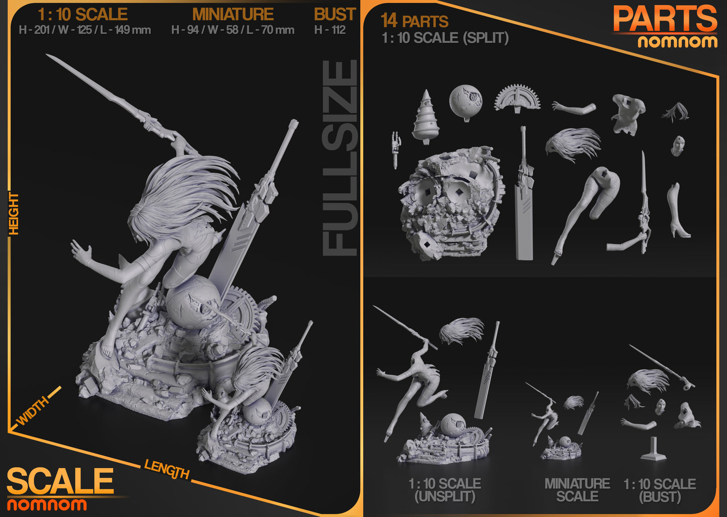 Unpainted A2 Nier Automata image 4