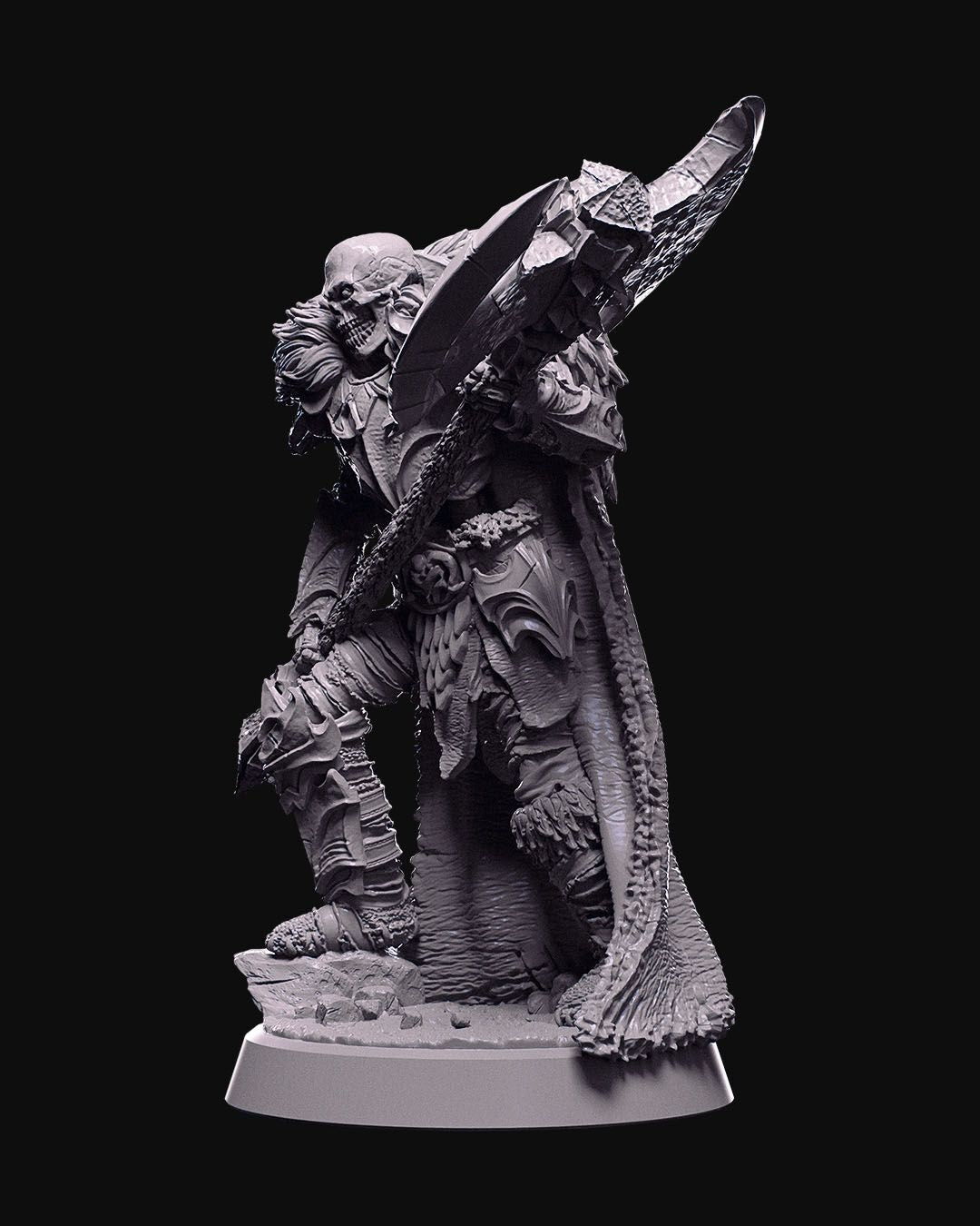 Unpainted Skeleton Archer image 1