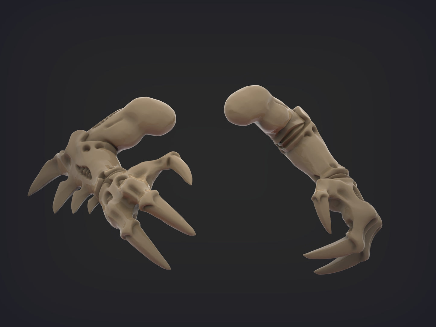 Unpainted Space Bug style 4 (Set of 3) image 3