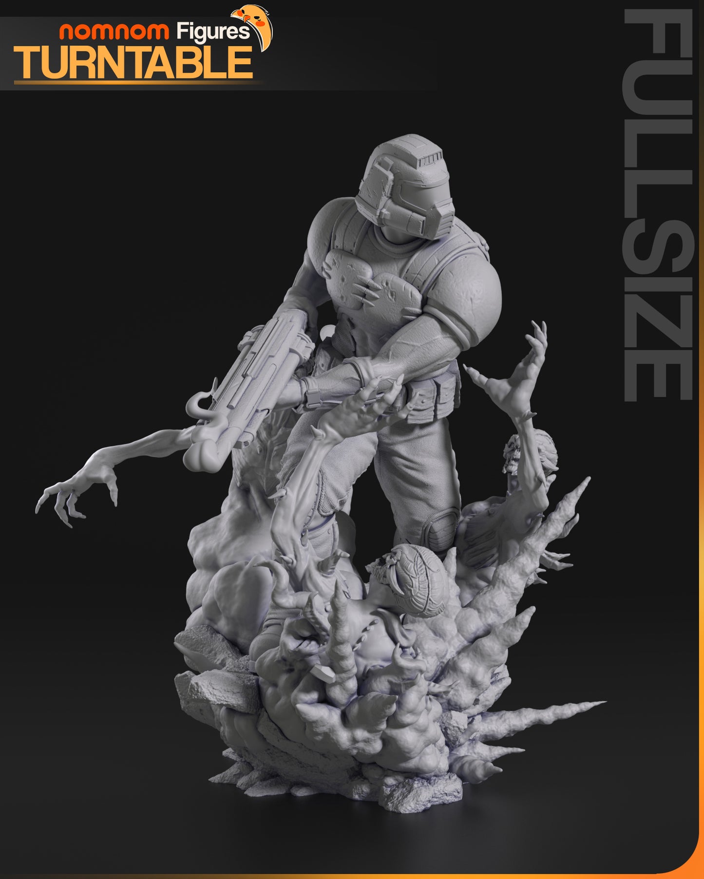 Unpainted Doom Guy image 1