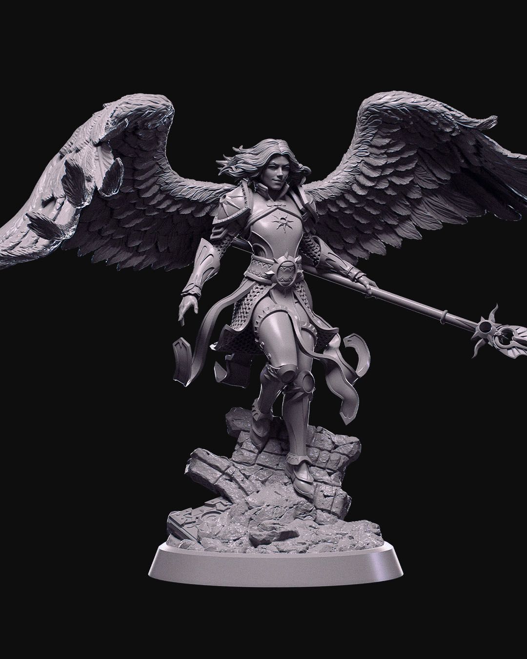 Unpainted Dianna, the Lightbringer image 0