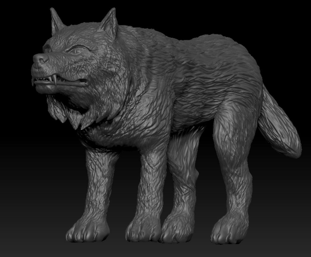 Unpainted Gmork 6 inches with bust image 3