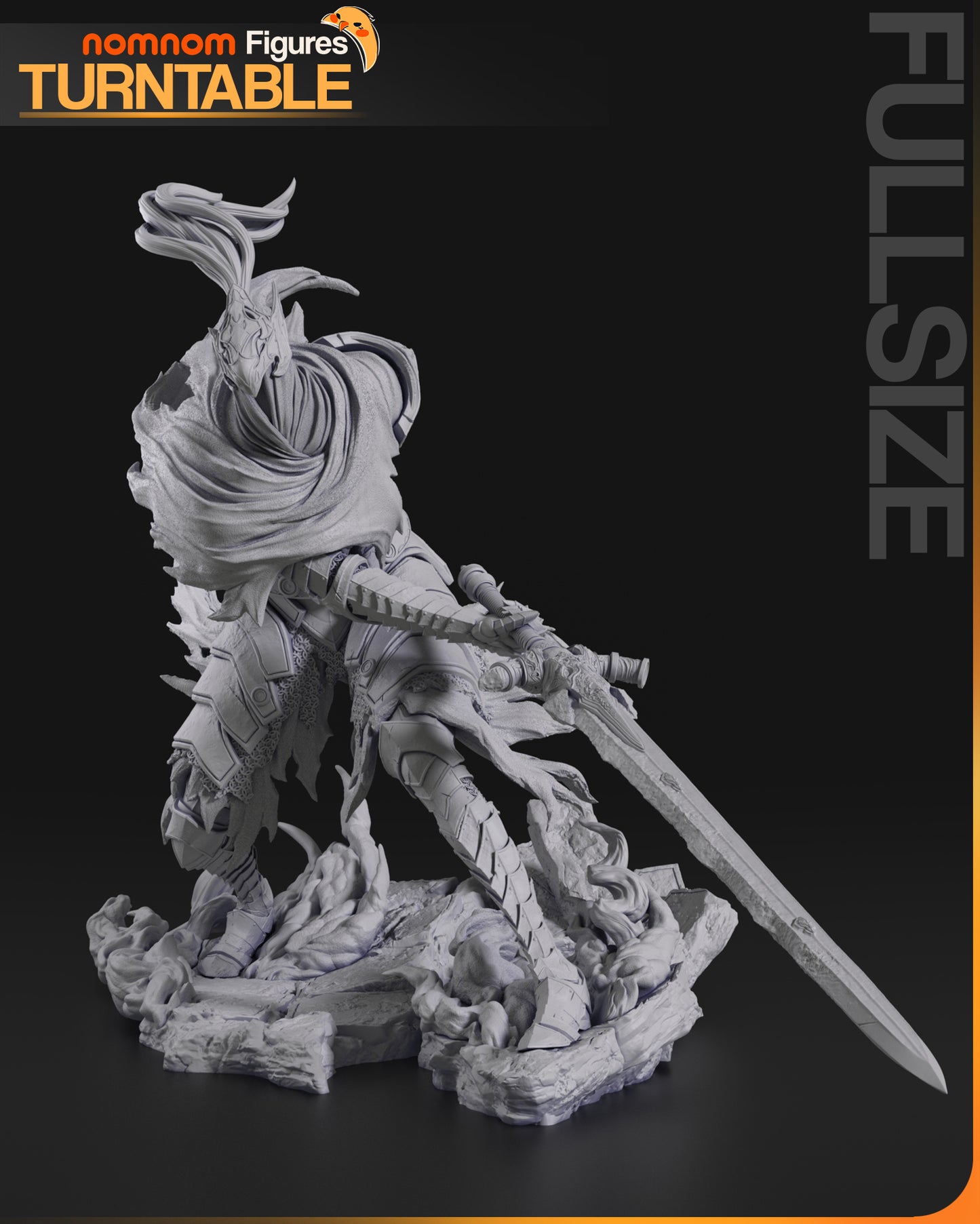 Unpainted Artorias Dark Souls image 3