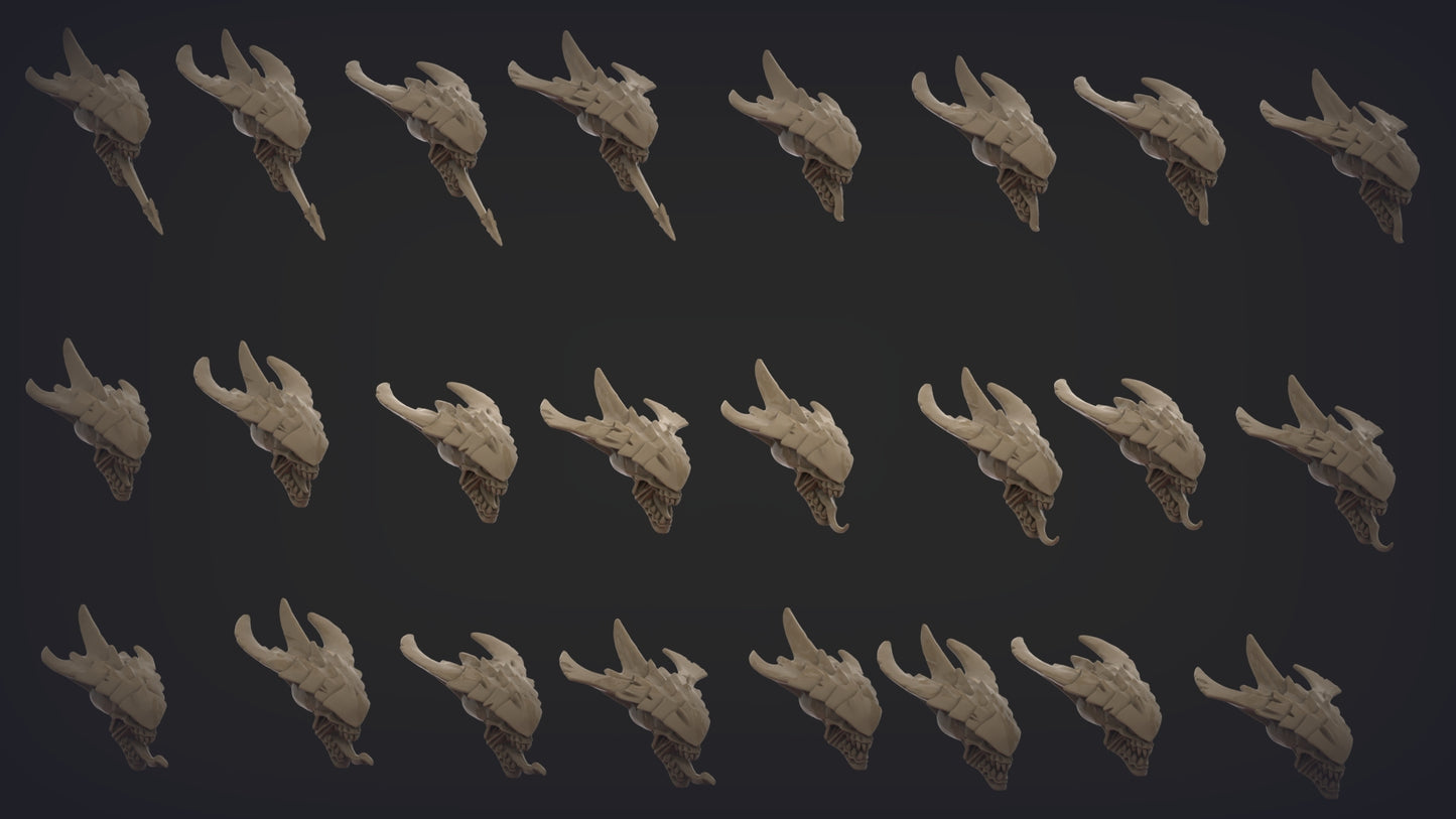 Unpainted Space Bug style 4 (Set of 3) image 9