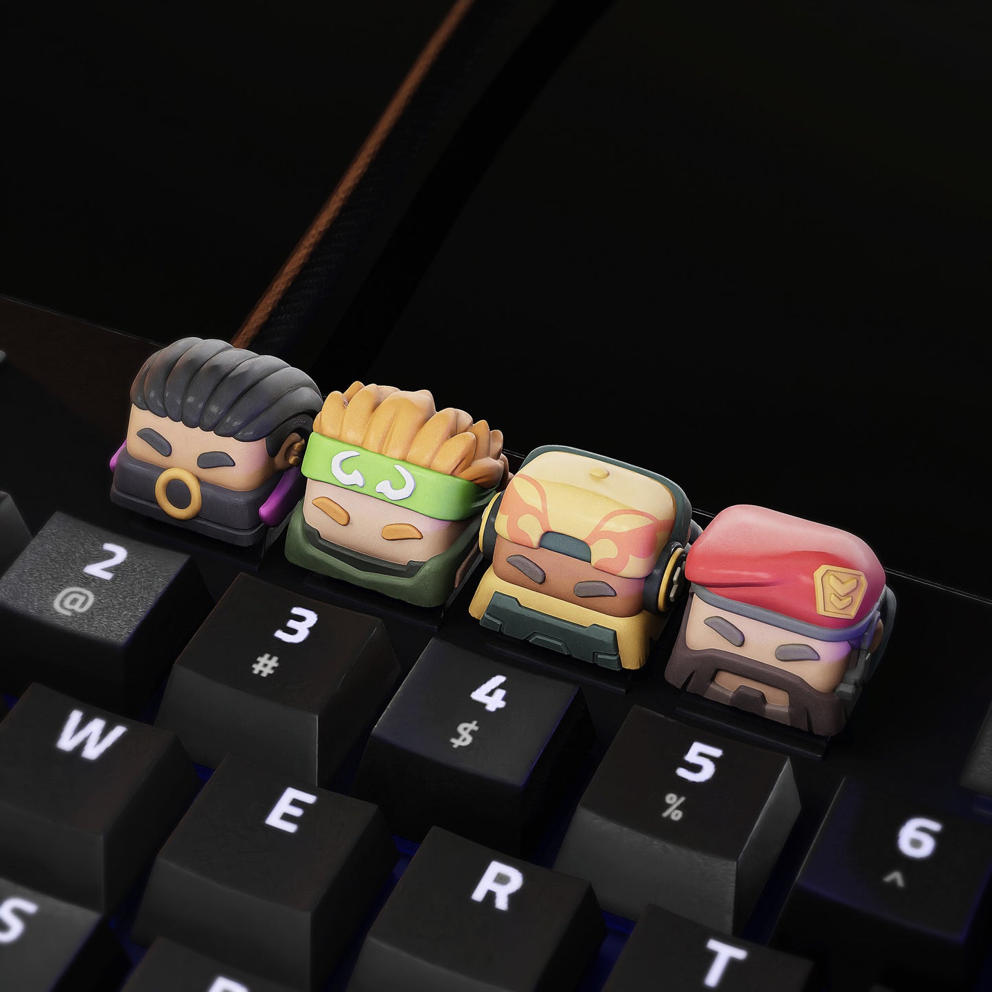 Unpainted Valorant Key caps Vol II image 1