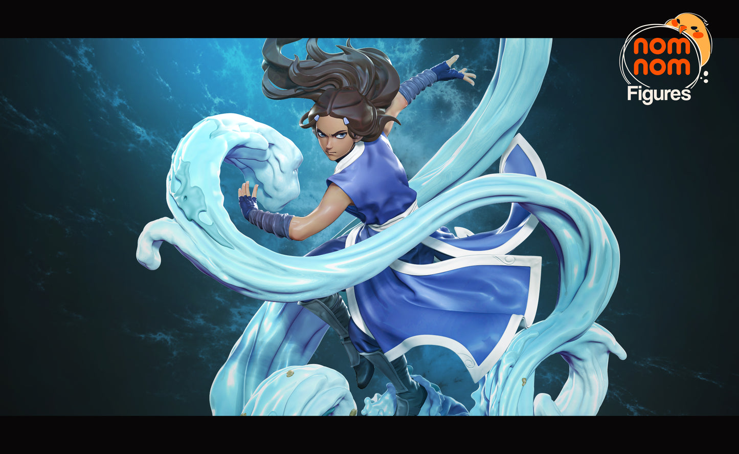 Unpainted Nom Nom Katara Avatar