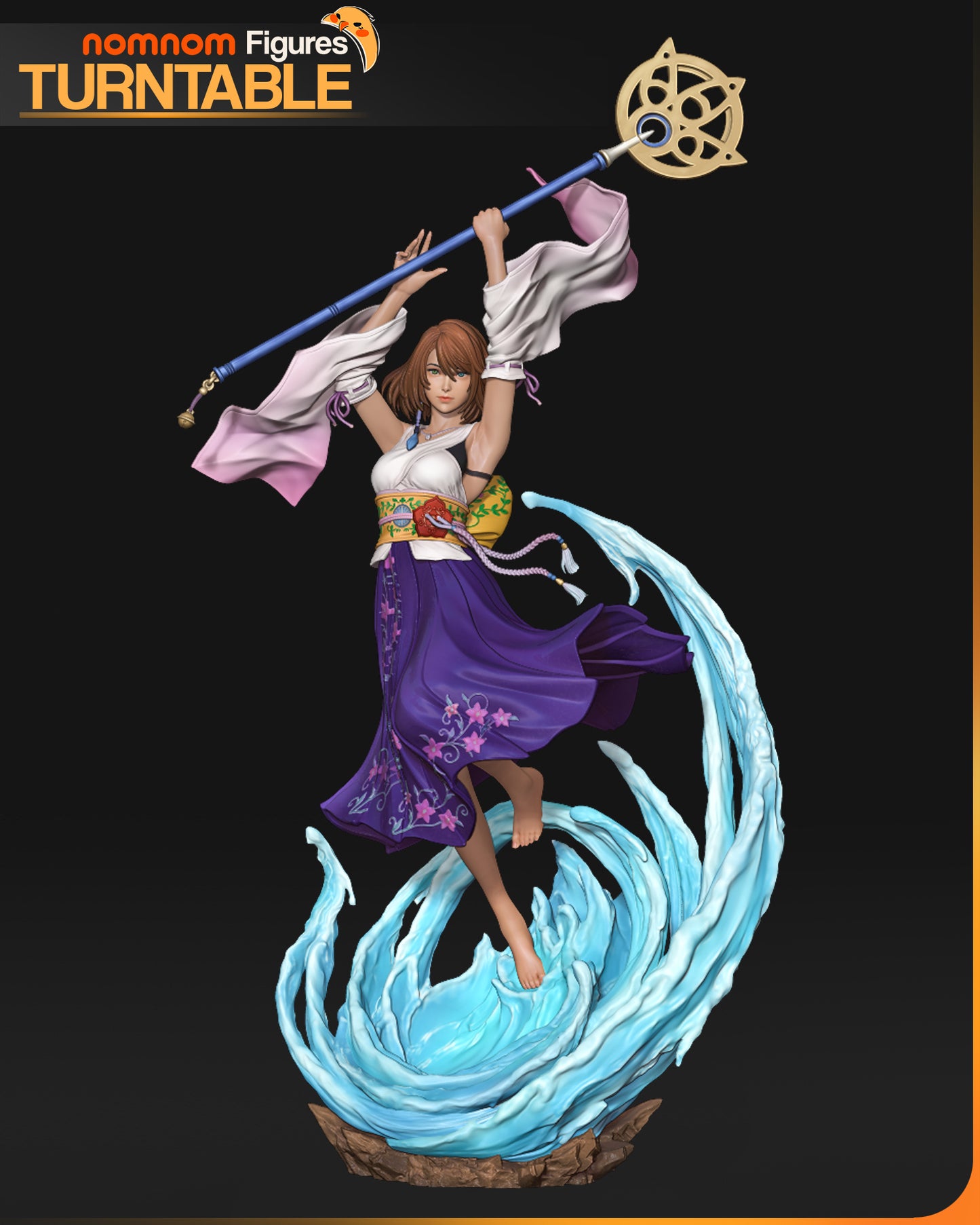 Unpainted Nom Nom Yuna Final Fantasy X