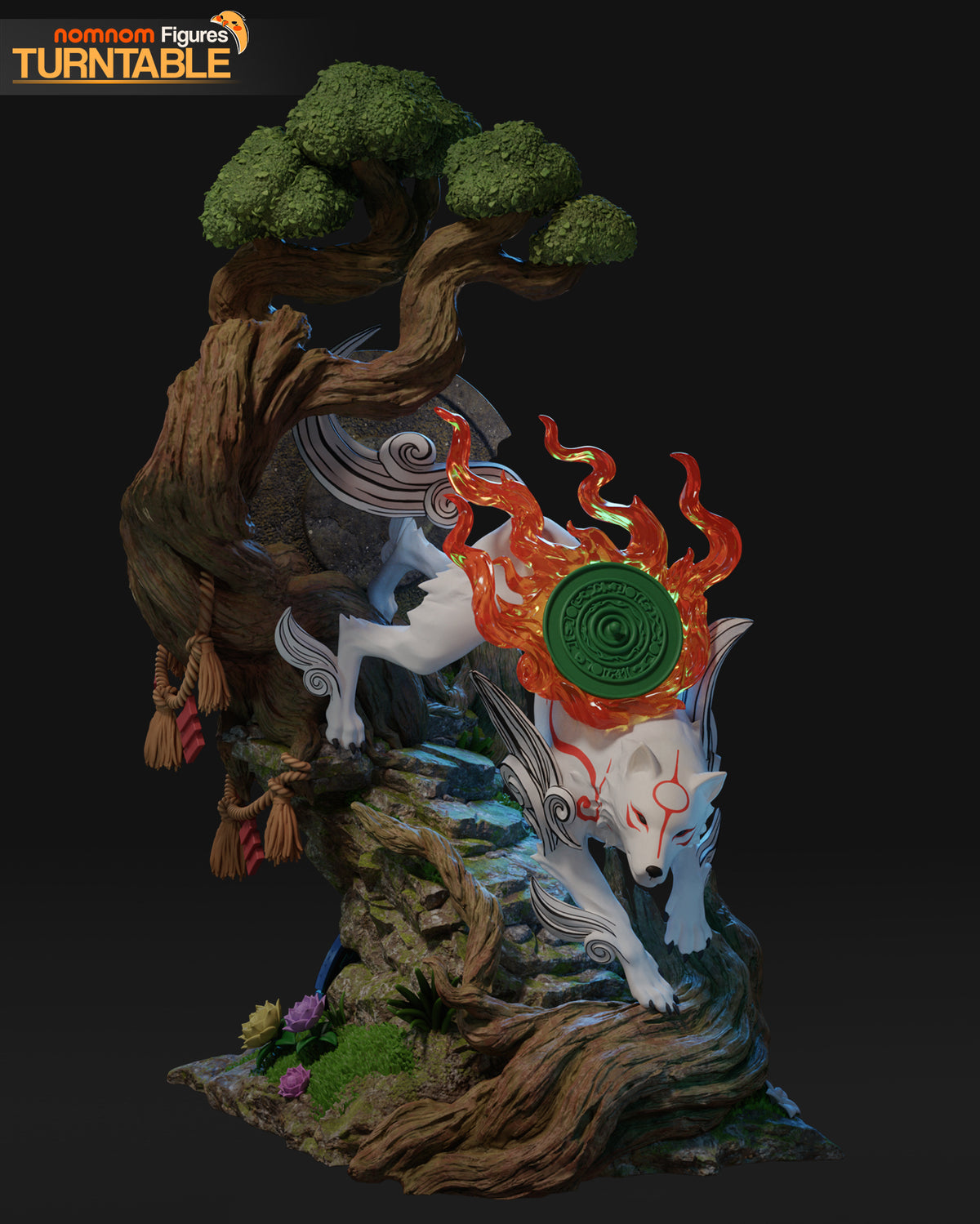Unpainted Nom Nom Amaterasu Okami