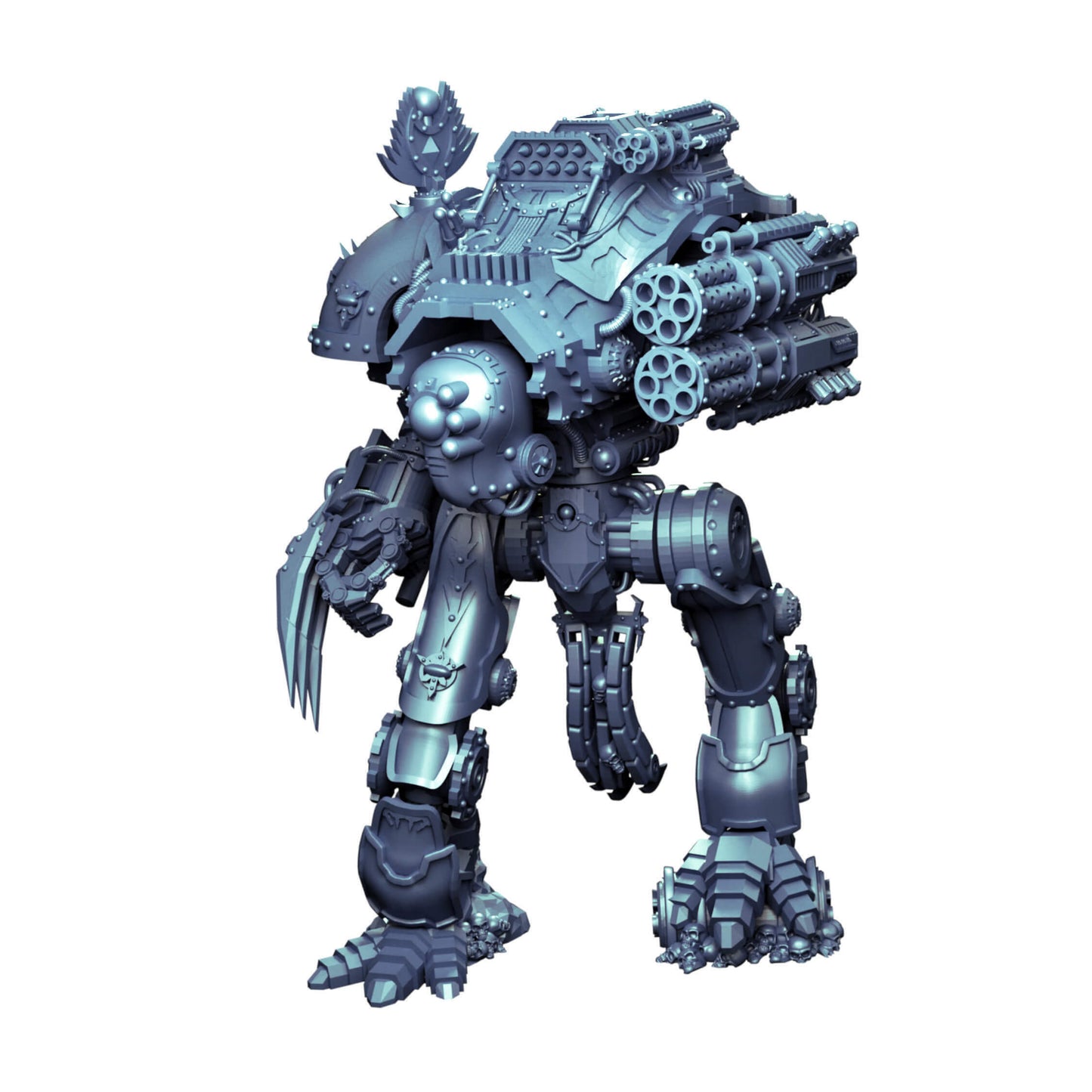 Unpainted Dog of War Robot V4