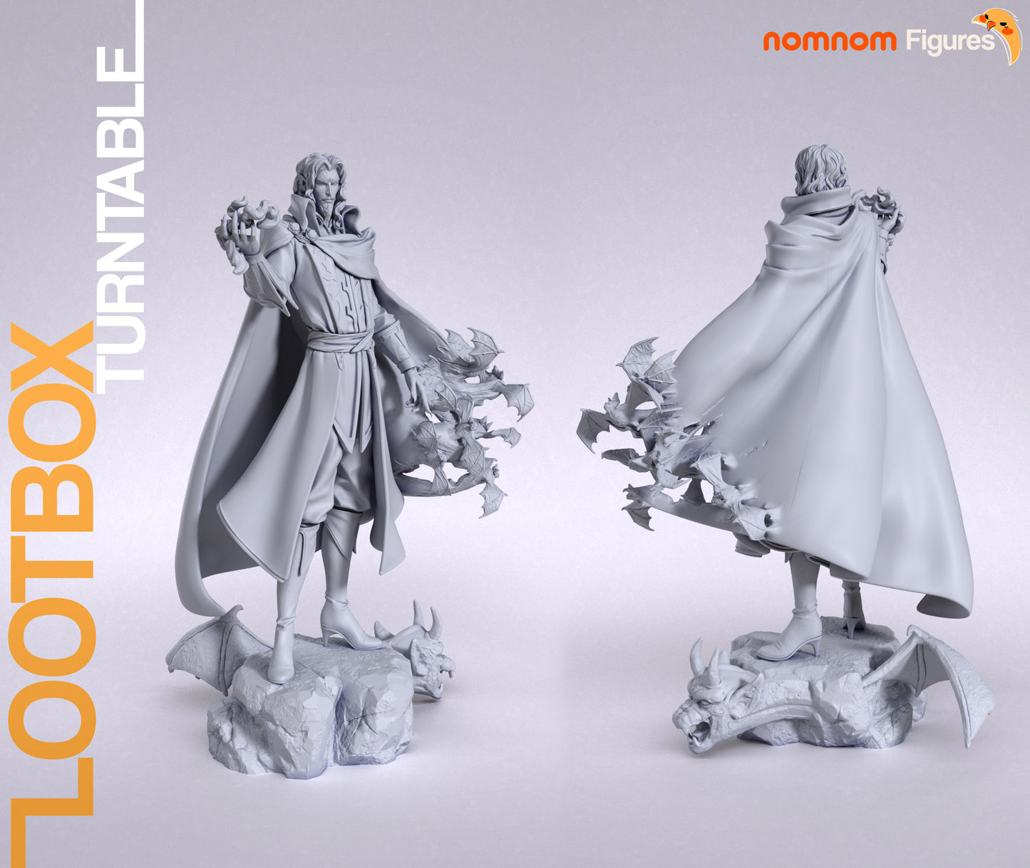 Unpainted Nom Nom Dracula Castlevania