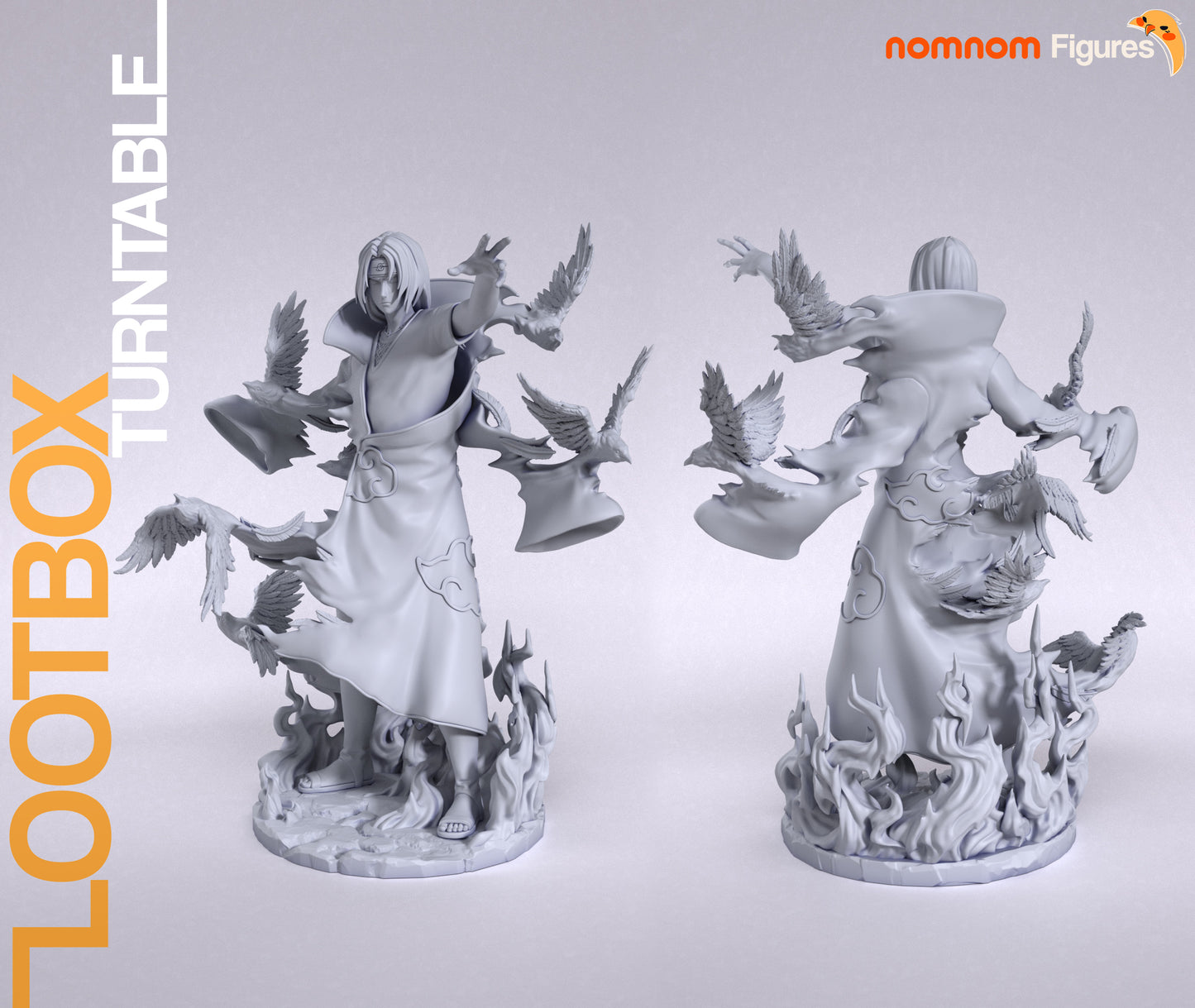 Unpainted Nom Nom Uchiha Itachi Naruto Shippuden