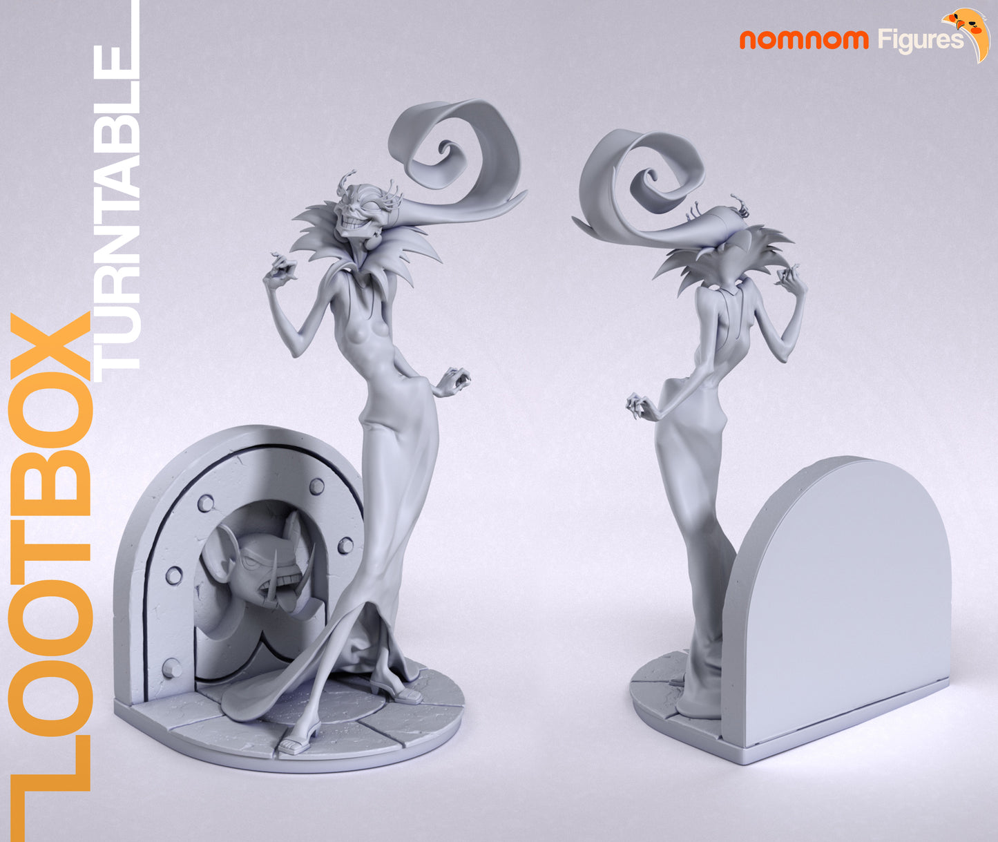 Unpainted Nom Nom Yzma Emperor's New Groove