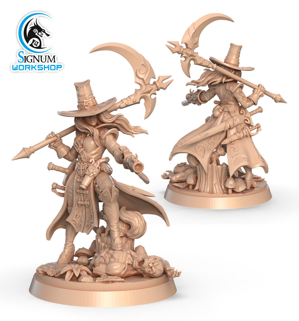 Unpainted Wilhelmina Hellsing, the Scythe of Retribution