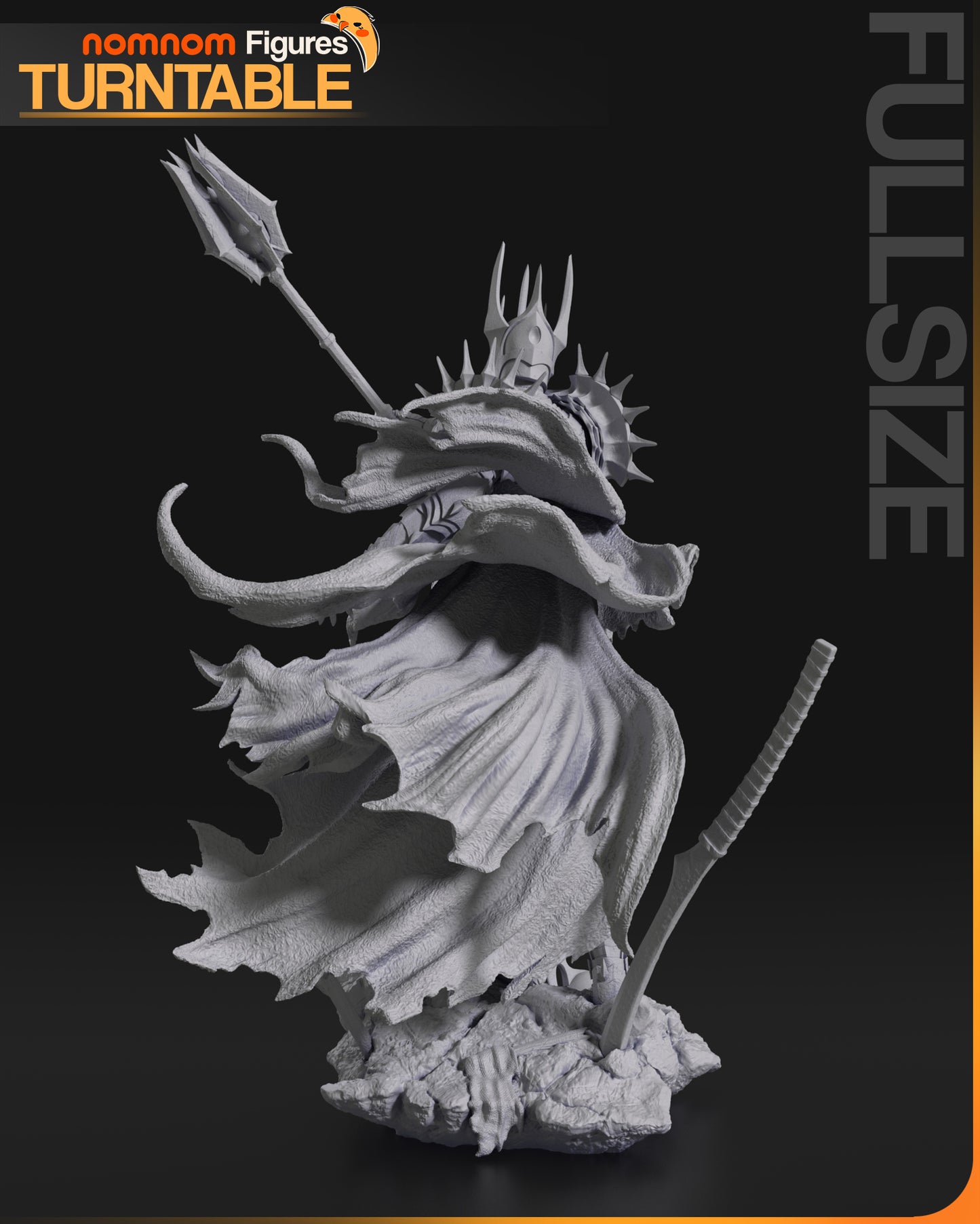 Unpainted Sauron LOTR image 1