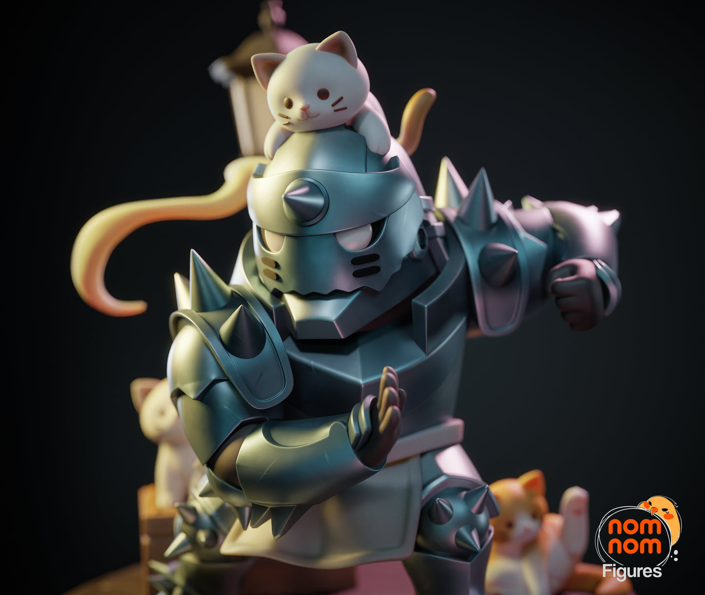 Unpainted Nom Nom Chibi Alophonse Elric FMA image 5