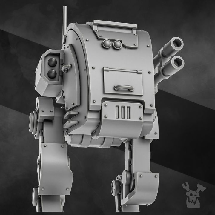 Unpainted-small-Stomper-Mech image 0