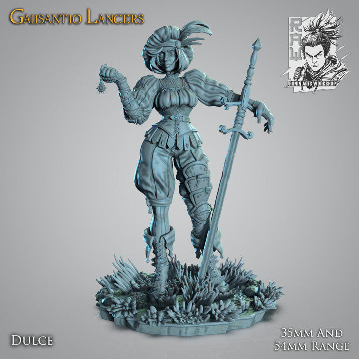 Unpainted Dulce The Lancer - landsknecht style guard image 1