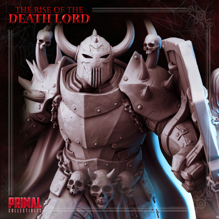 Unpainted Dark Knight Kalsour Figure for Dungeons and Dragons Fun image 1