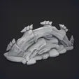 Unpainted Space Bug Table Top Terrain image 2