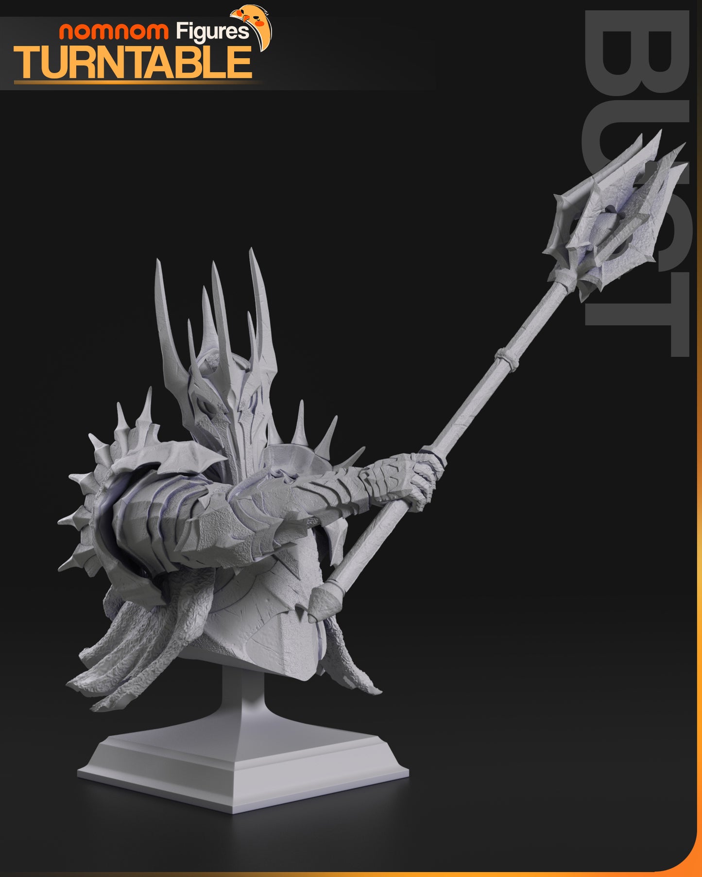 Unpainted Sauron LOTR image 7