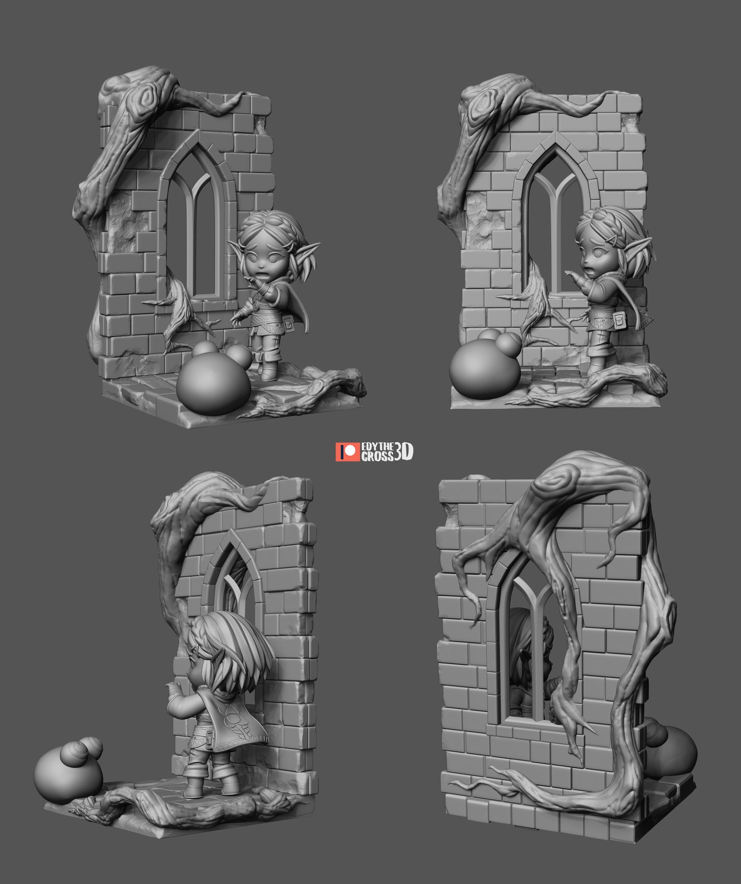 Unpainted Nom Nom Zelda image 4