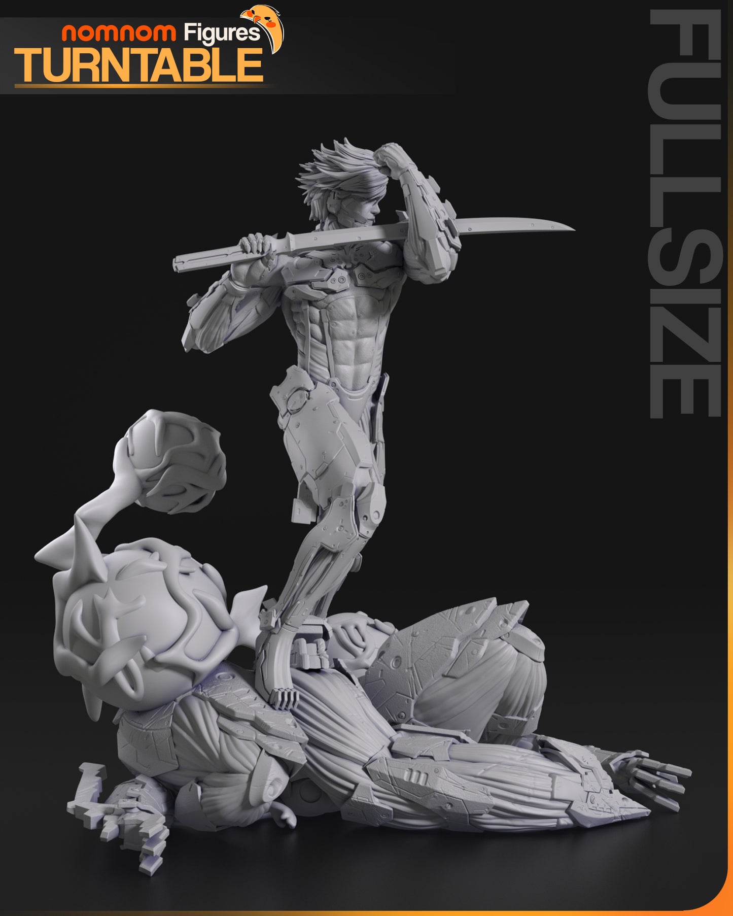 Unpainted Nom Nom Raiden Metal Gear image 3