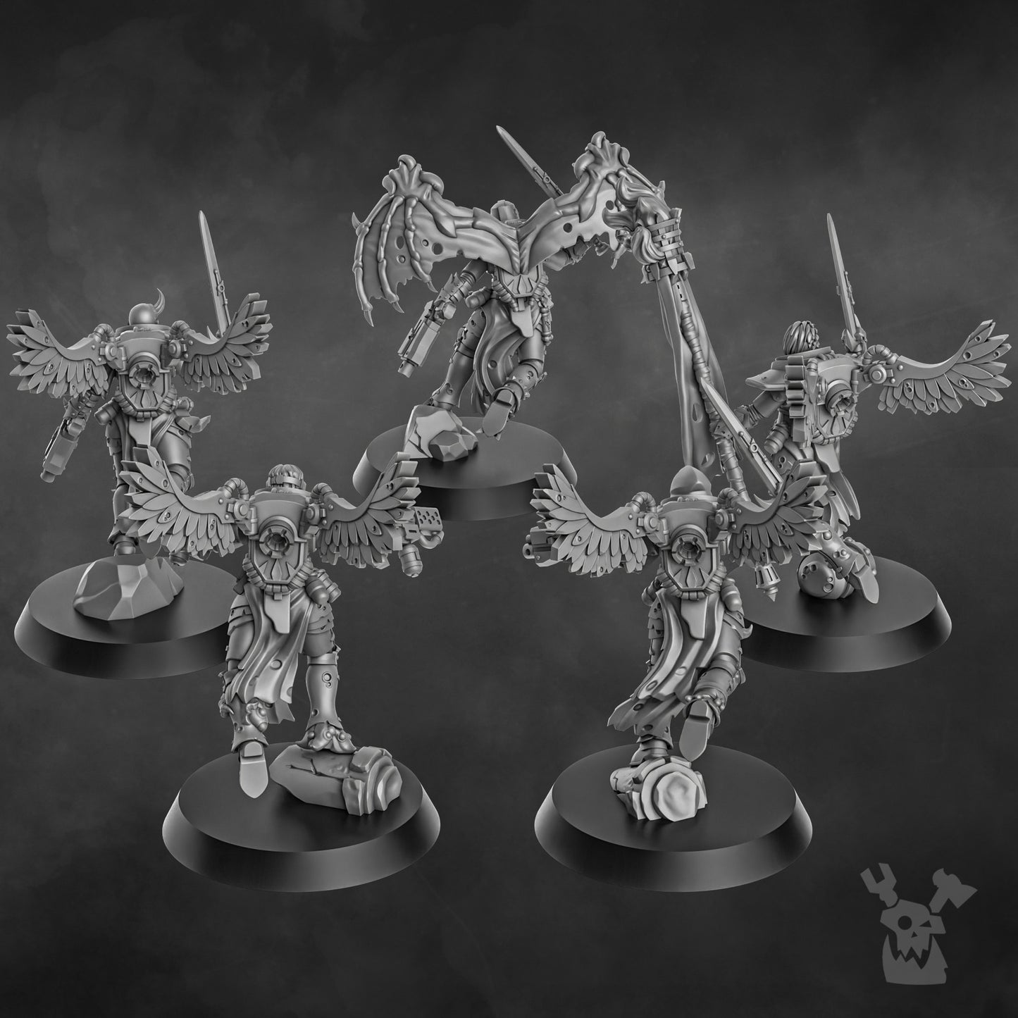 Unpainted-Corrupted-Battle-Nuns-Squad-2 image 1