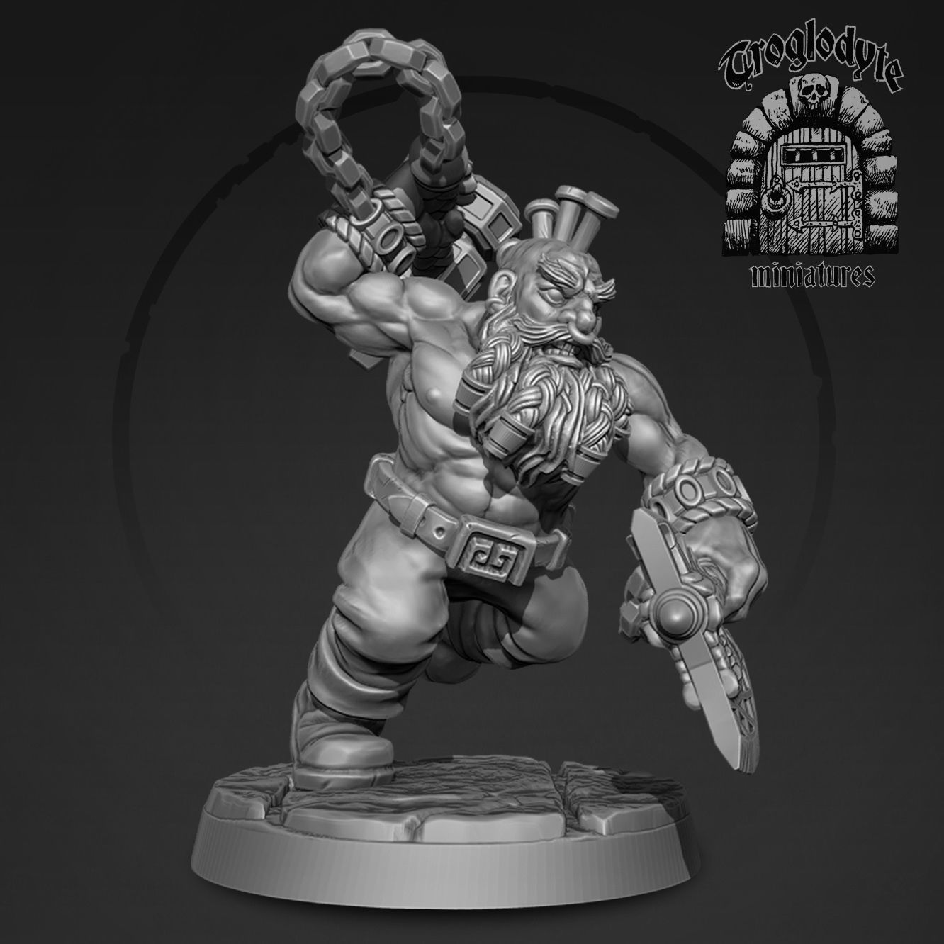 Unpainted Dwarf berserker goblin bane image 2