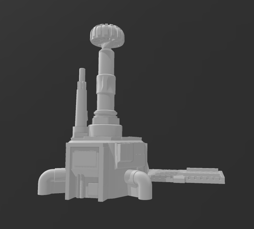 Unpainted Waste Scanner Terrain image 1
