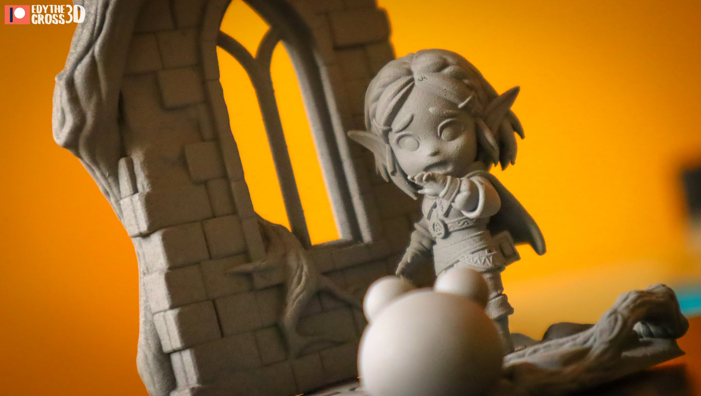 Unpainted Nom Nom Zelda image 7