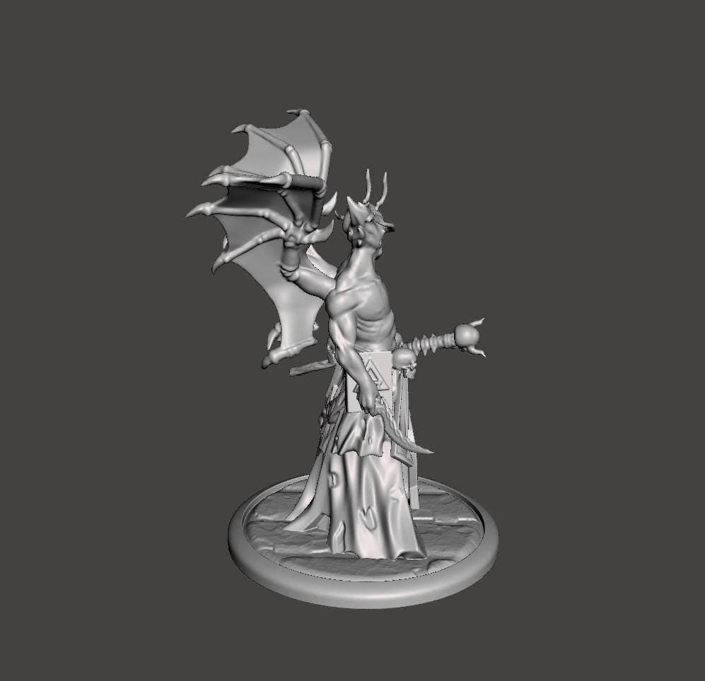 Unpainted Demon mage Sorcerer image 4