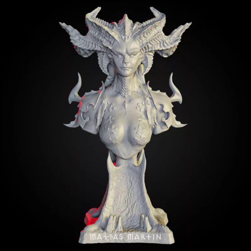 Unpainted Diablo Figure 23 image 0