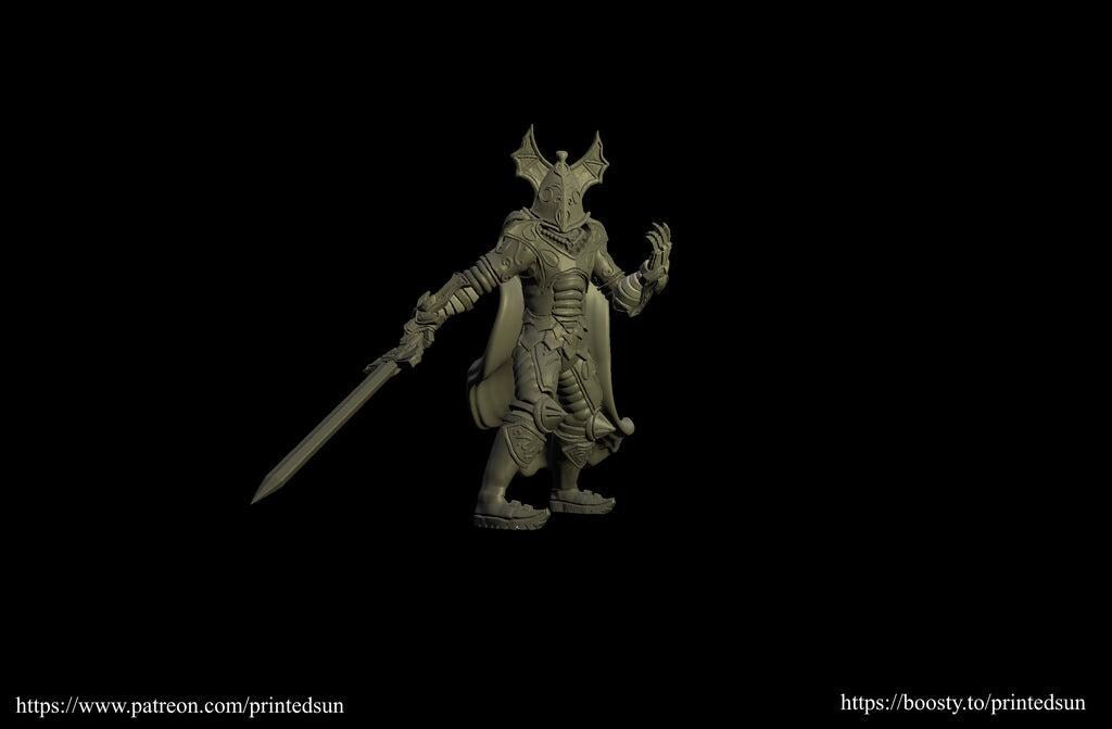 Unpainted Old Knight image 0
