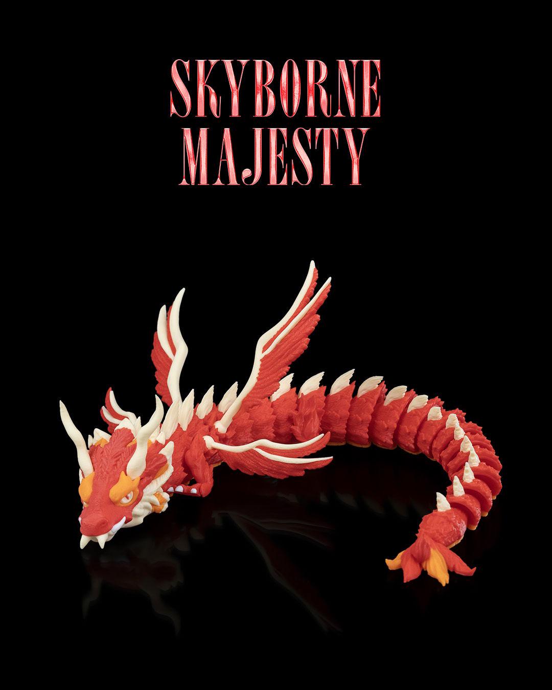 Unpainted Exclusive Skyborne Majesty STL Model for 3D Printing Fun image 1