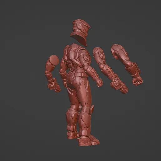 Unpainted Multi Pose H Reach image 4