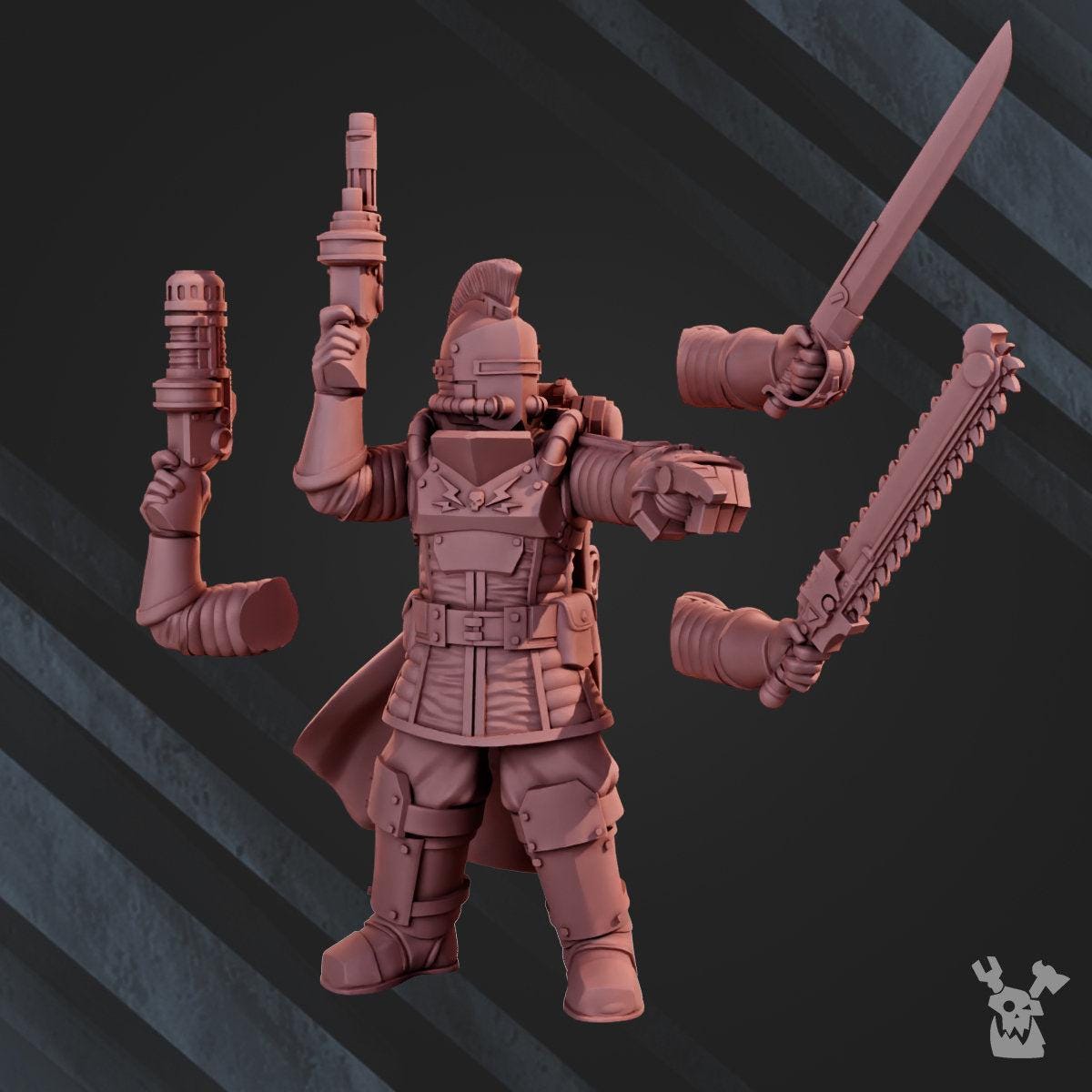 Unpainted Dawnguard Squad Commander image 0