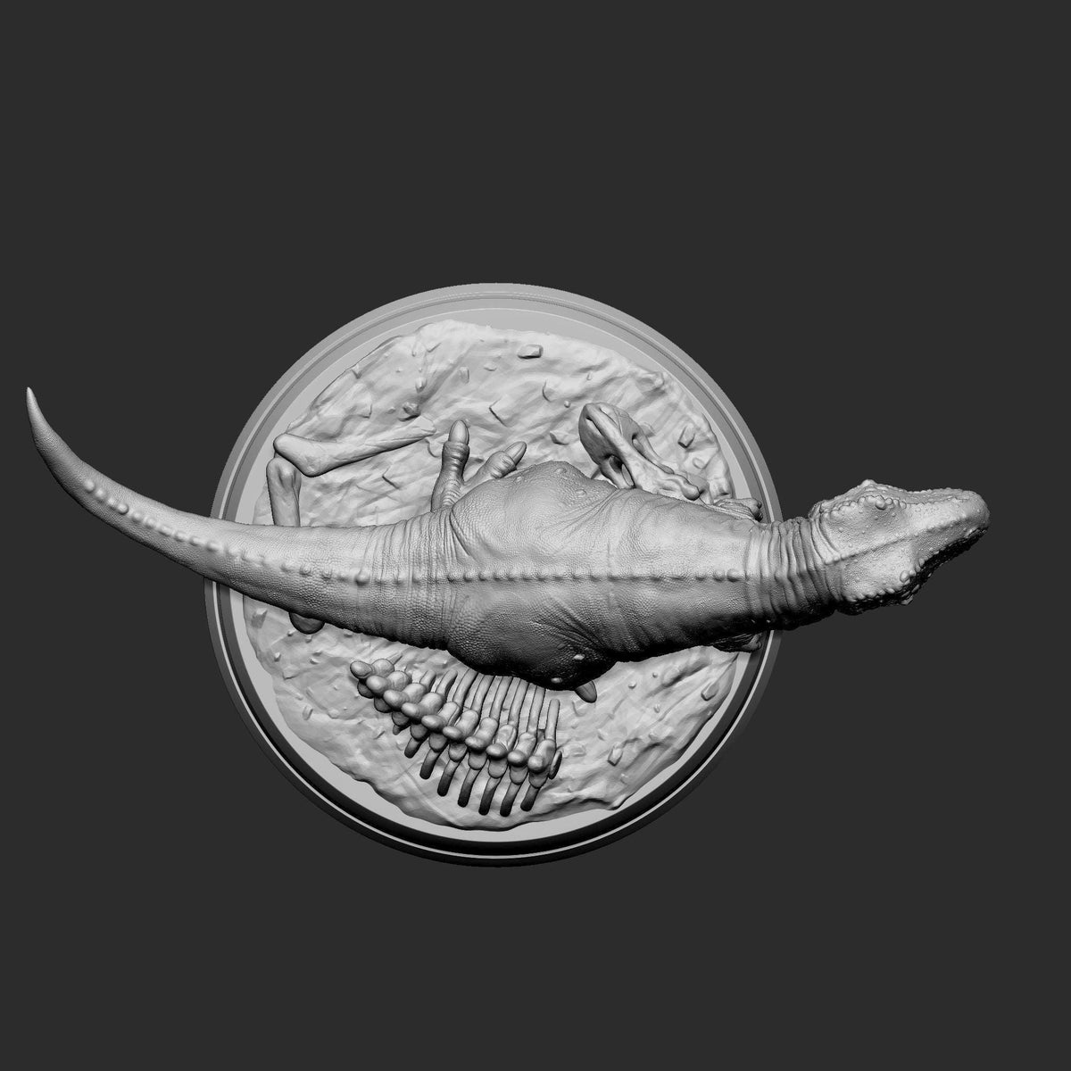 Unpainted TYRANNOSAURUS t - rex statue image 3