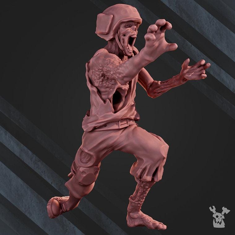 Unpainted Pandemic Zombie image 0