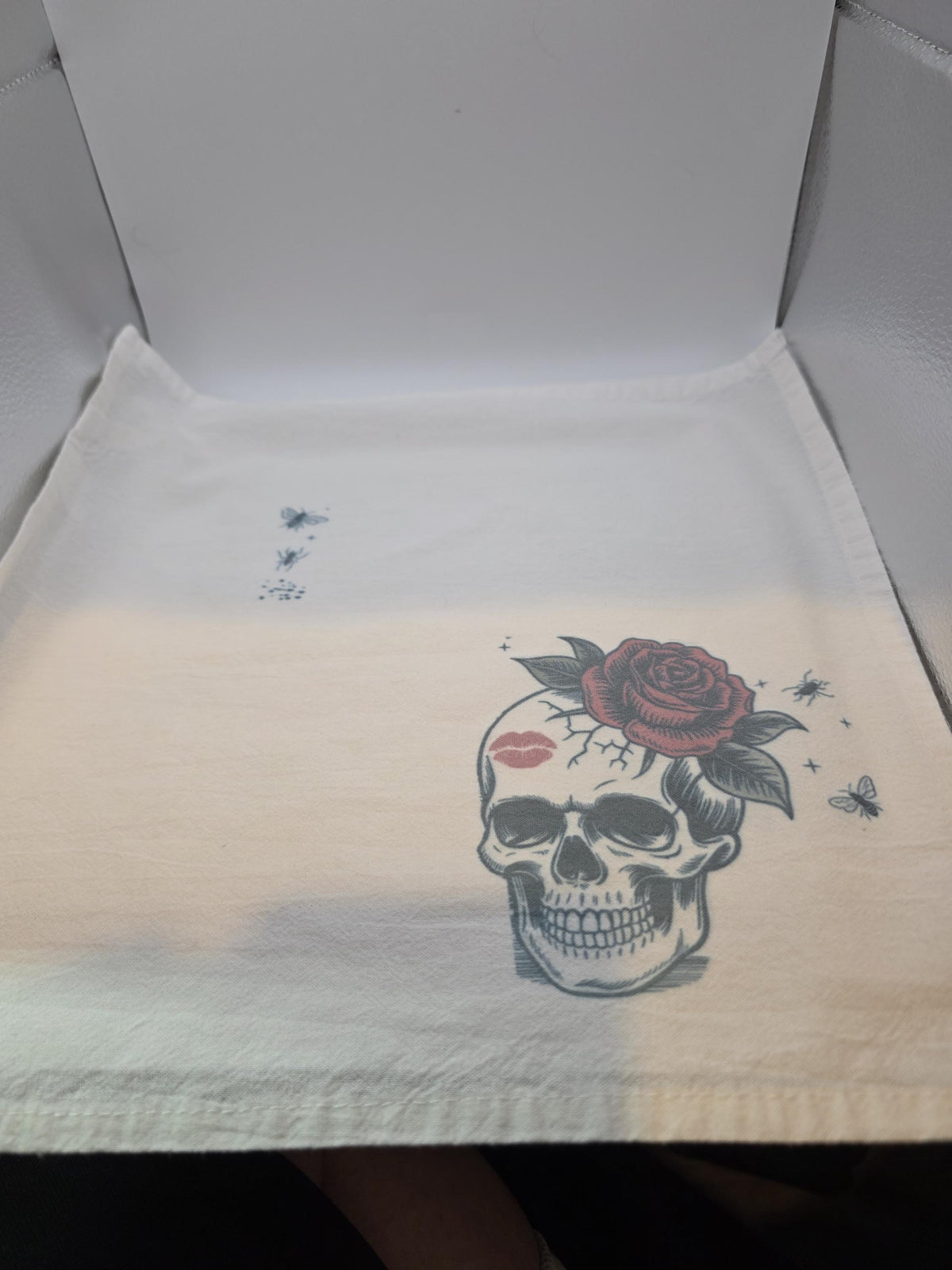 Flour Sack Towel Set of 2 skull