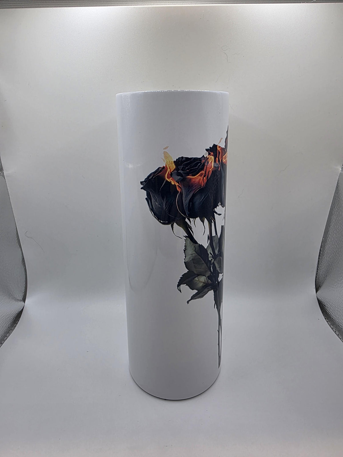 20 Ounce Tumbler with lid and straw and box Rose 3