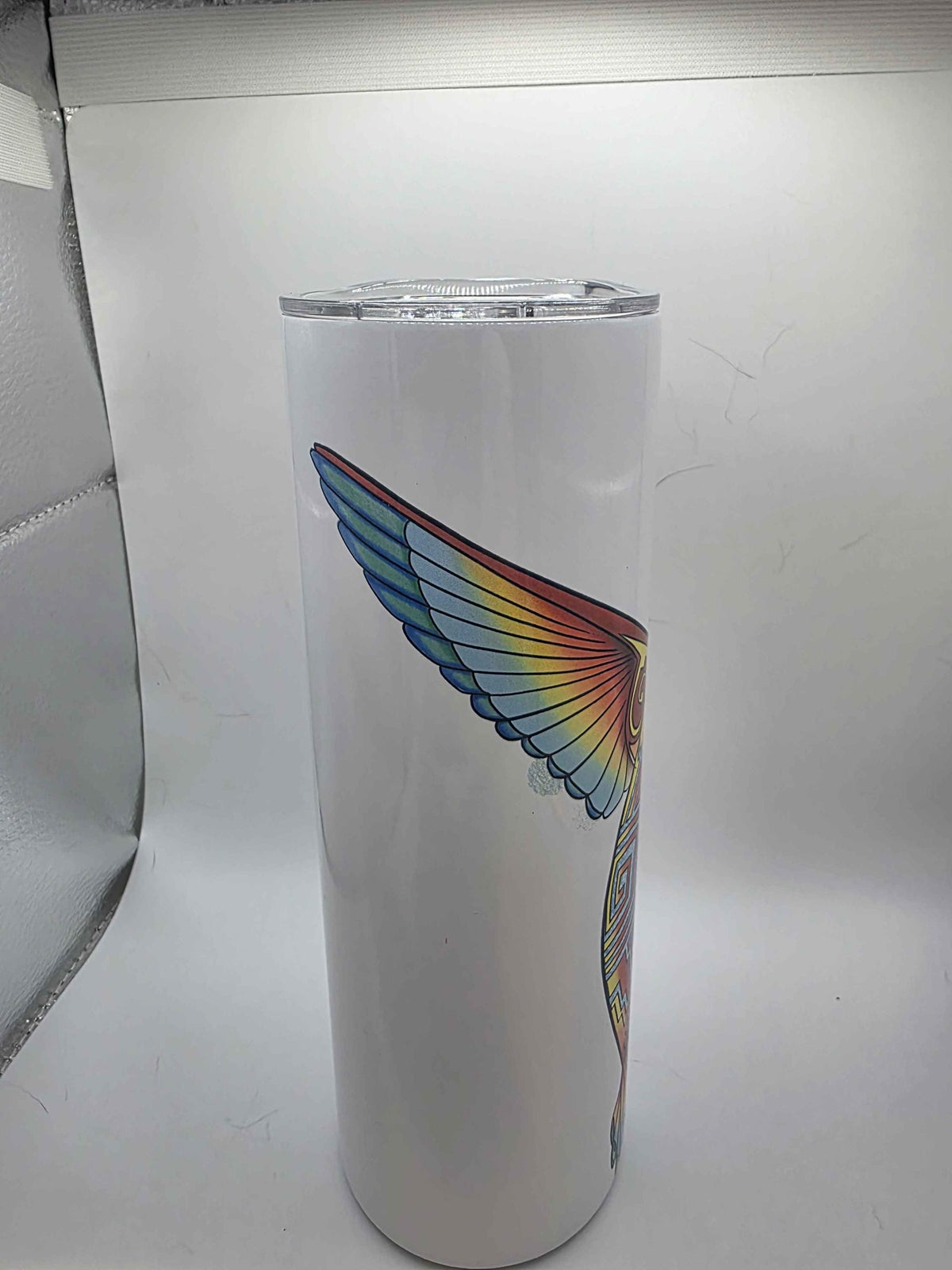 20 Ounce Tumbler Colorful Hummingbird