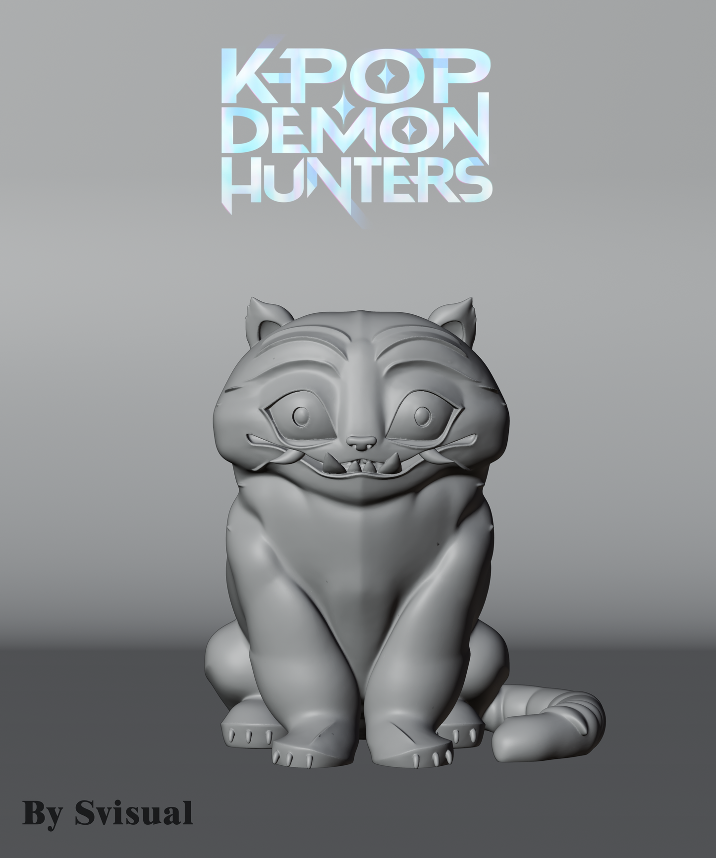Unpainted Demon Hunter Tiger Bust