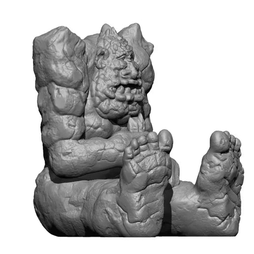 Unpainted Bookshelf  Ends Rockbiter 5 inches