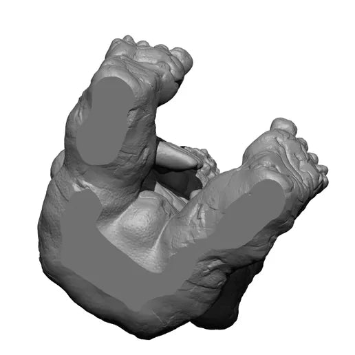 Unpainted Bookshelf  Ends Rockbiter 5 inches