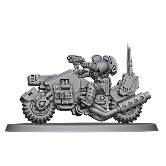 Unpainted Thunder Recon Biker image 0