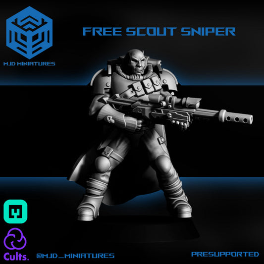 Unpainted Scout sniper image 0