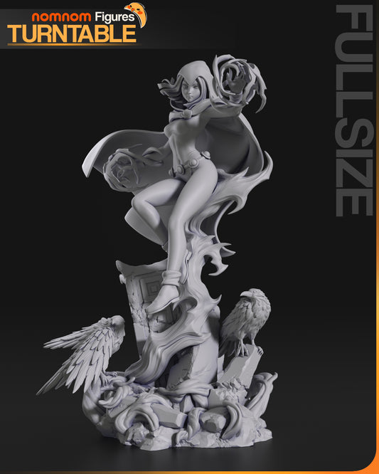 Unpainted Raven Teen Titan Nom Nom image 0