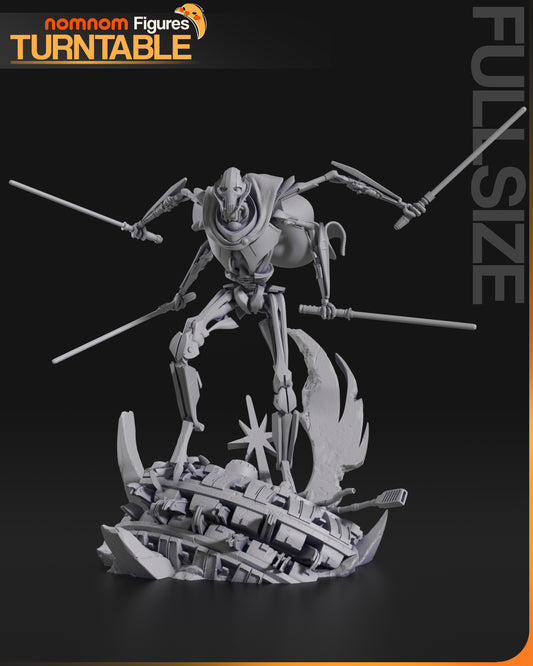 Unpainted Nom Nom General Grievous Star Wars Revenge of the Sith image 0