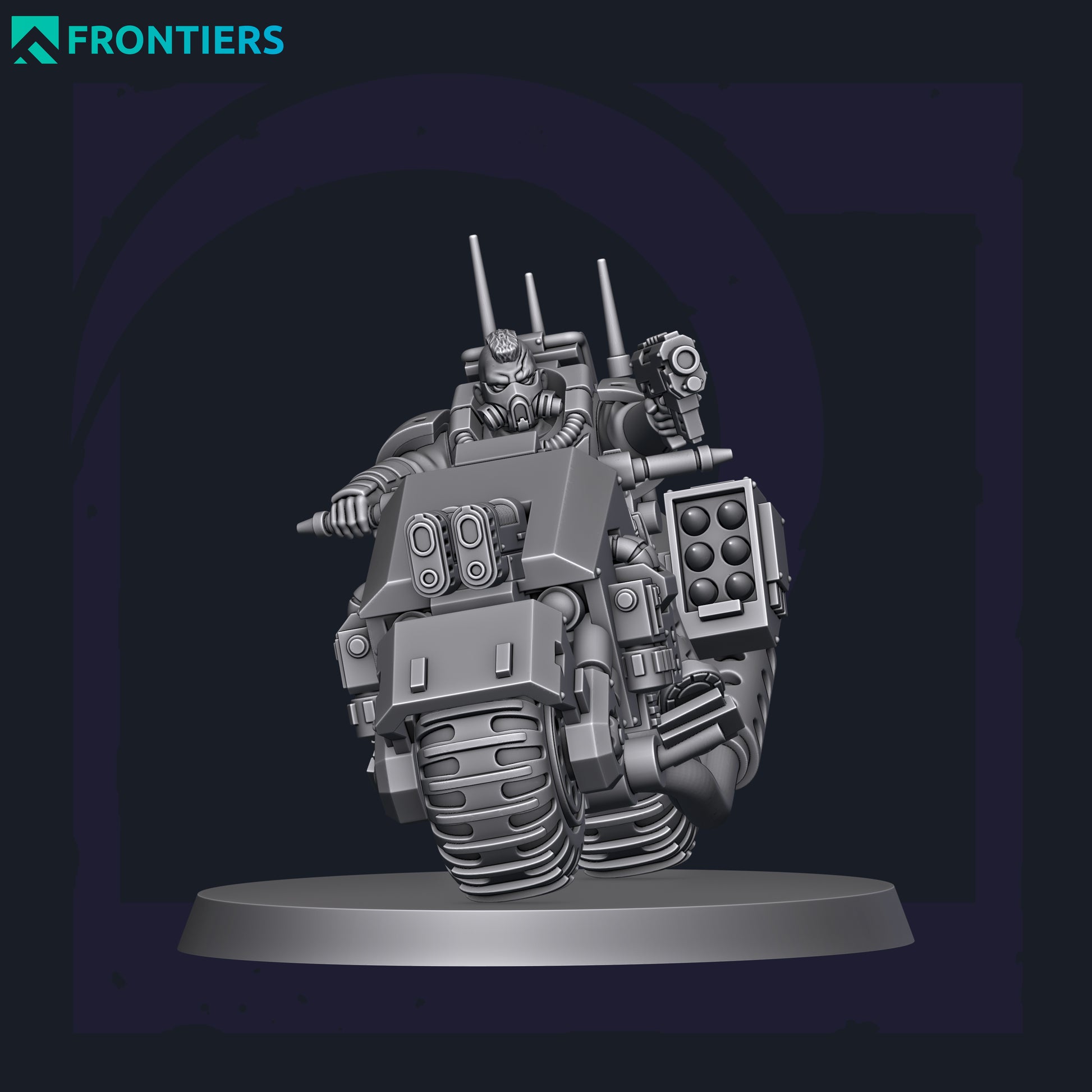 Unpainted Thunder Recon Biker image 3